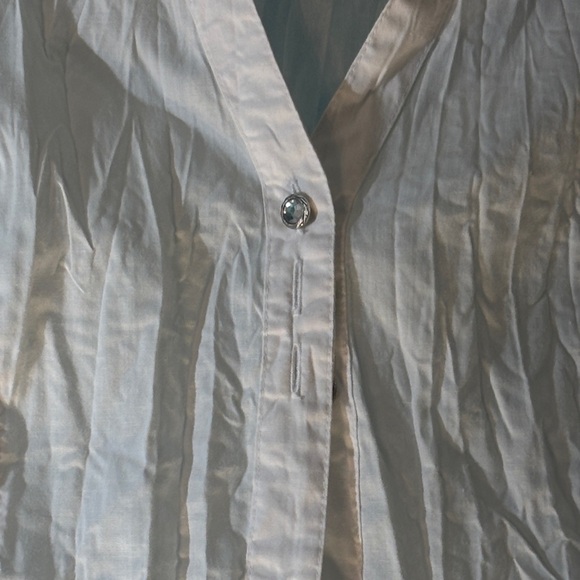 Christopher & Banks White and Gray Blouse - Picture 6 of 12